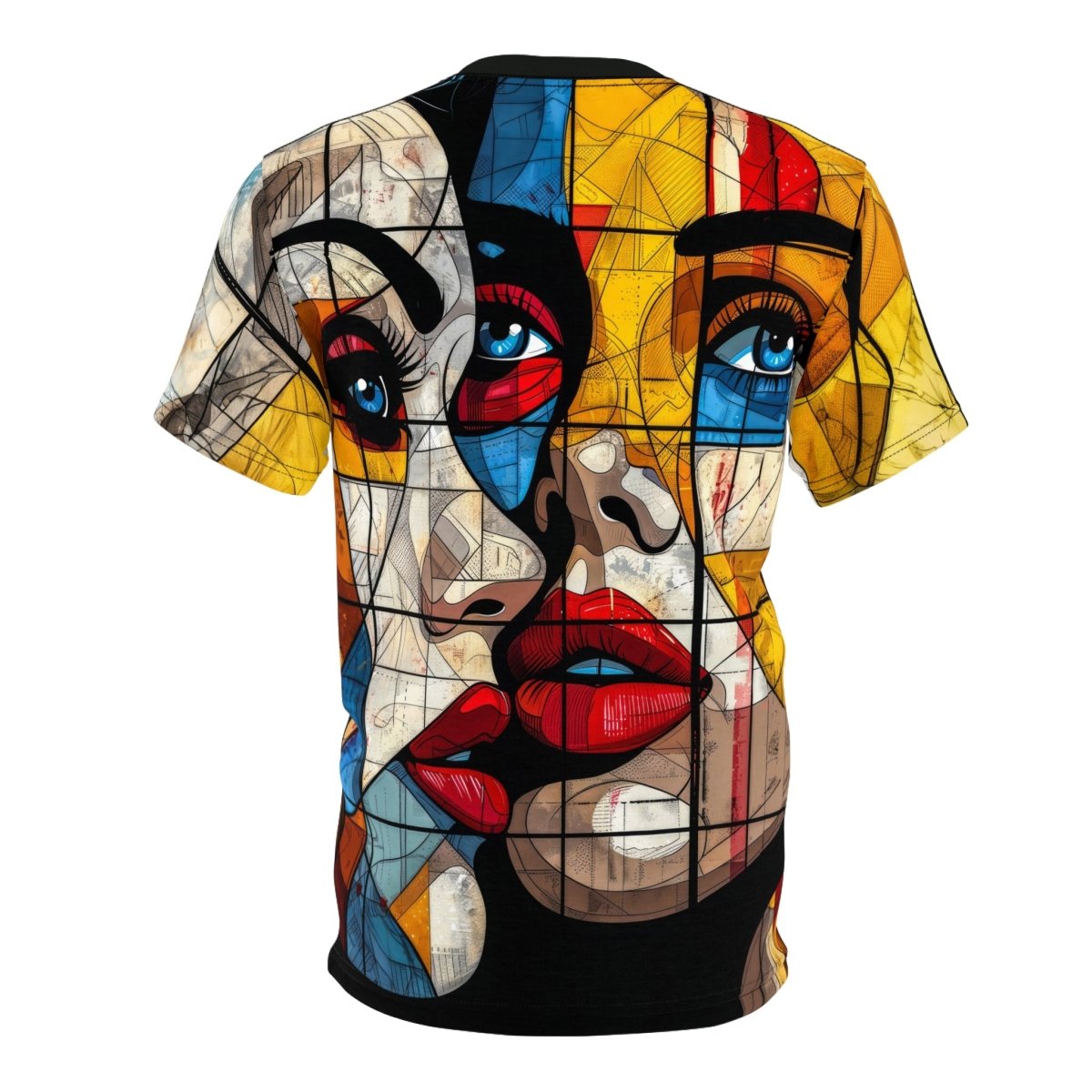 Contemporary Mosaic T-Shirt (AOP) - Elegant Deer
