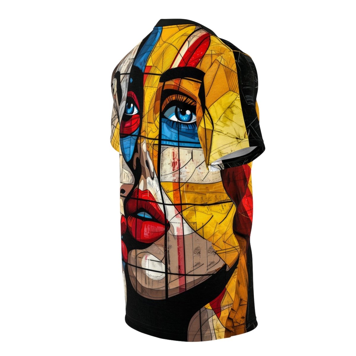 Contemporary Mosaic T-Shirt (AOP) - Elegant Deer