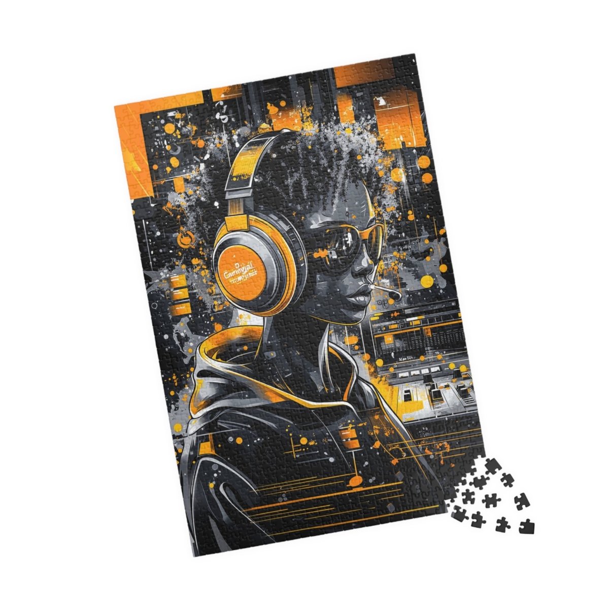 ๐ง Cyber DJ Girl Puzzle โ Neon Groove Edition ๐๏ธ - Elegant Deer