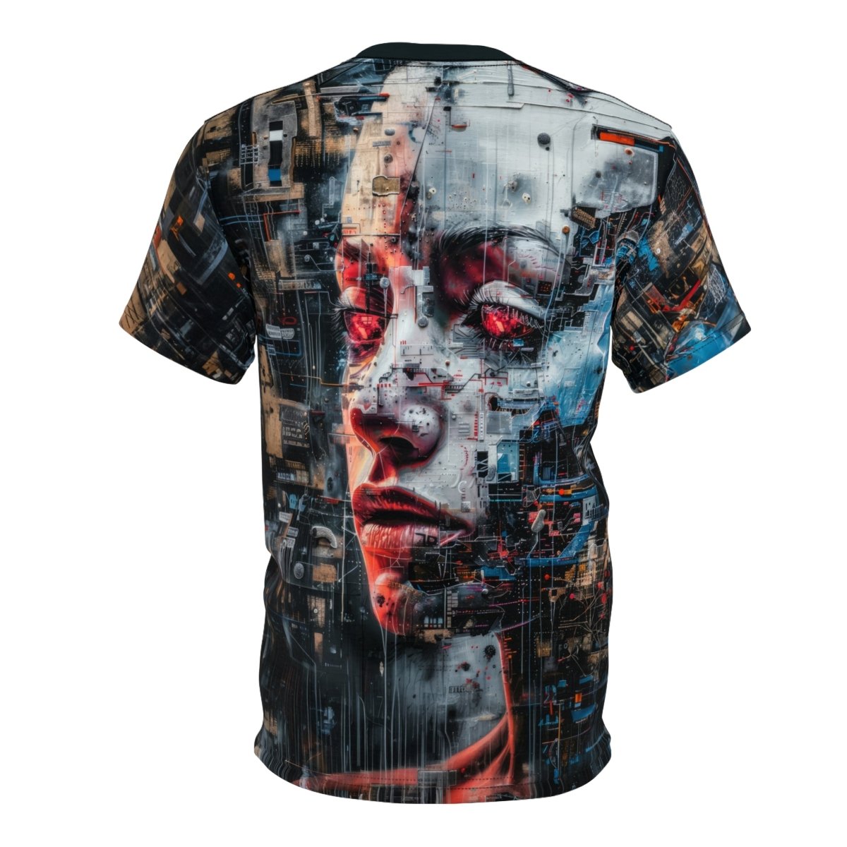 Cyber Dreams T-Shirt (AOP) - Elegant Deer