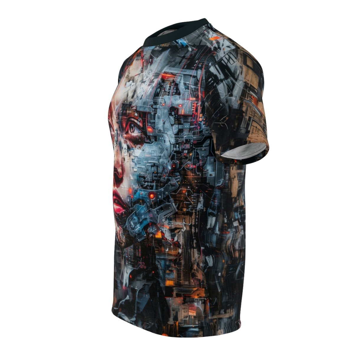 Cyber Dreams T-Shirt (AOP) - Elegant Deer