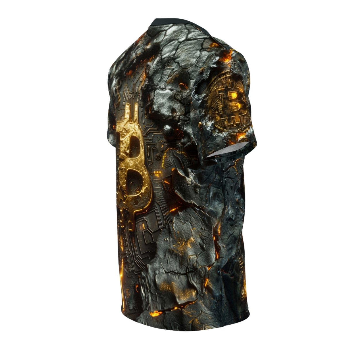 Digital Frontier T-Shirt (AOP) - Elegant Deer
