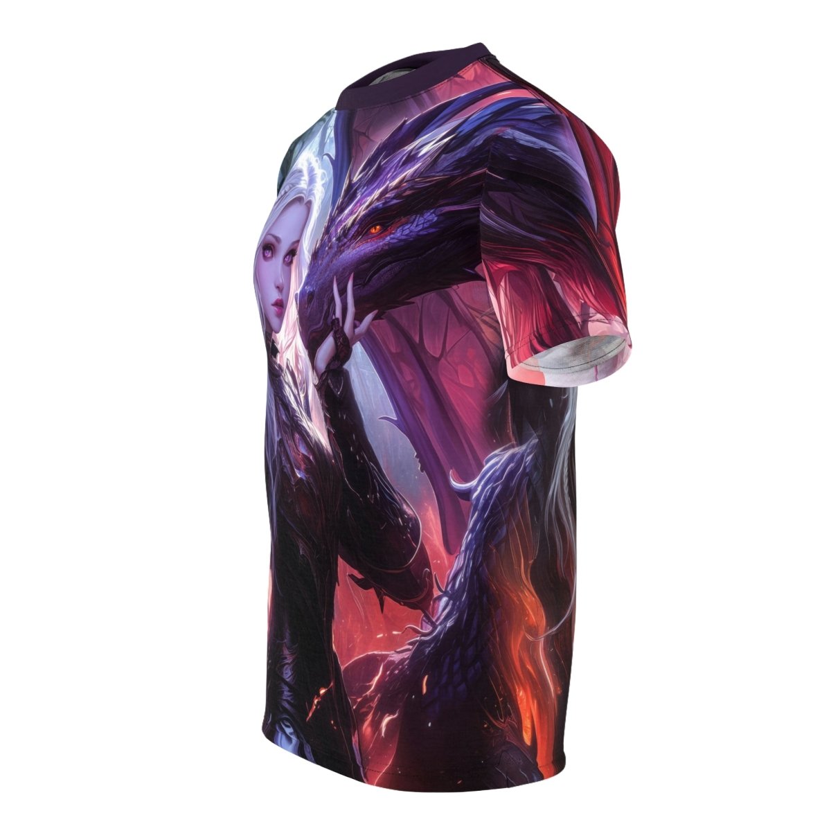 Dual - Dragon Fantasy Warrior AOP T-Shirt - Elegant Deer