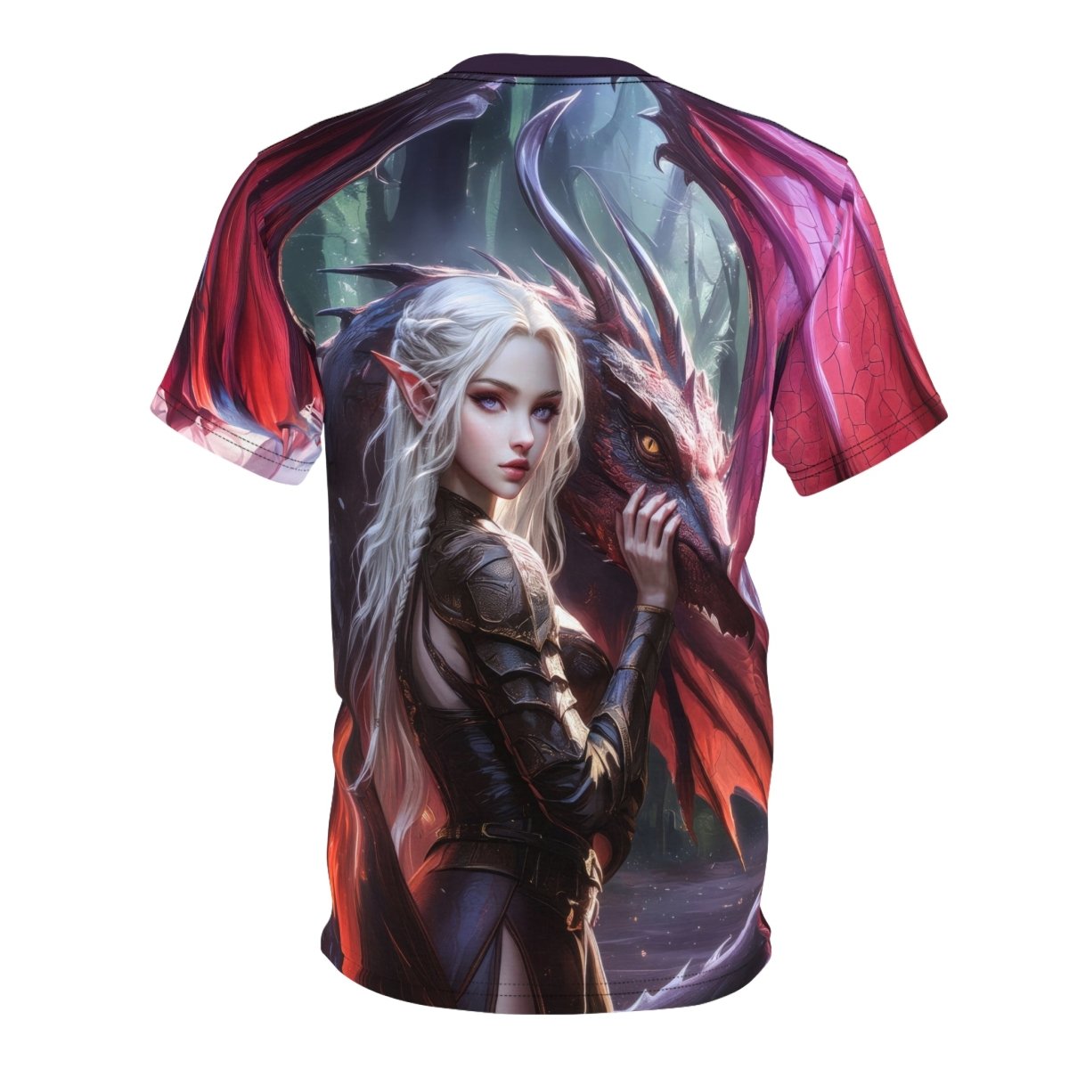Dual - Dragon Fantasy Warrior AOP T-Shirt - Elegant Deer