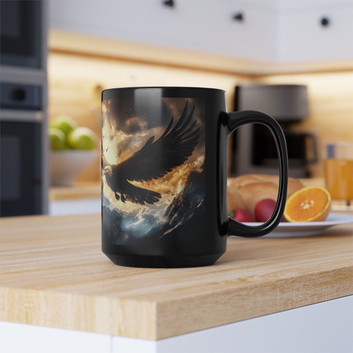 🦅 Eagle Spirit – Sky Guardian Mug 🌄 - Elegant Deer