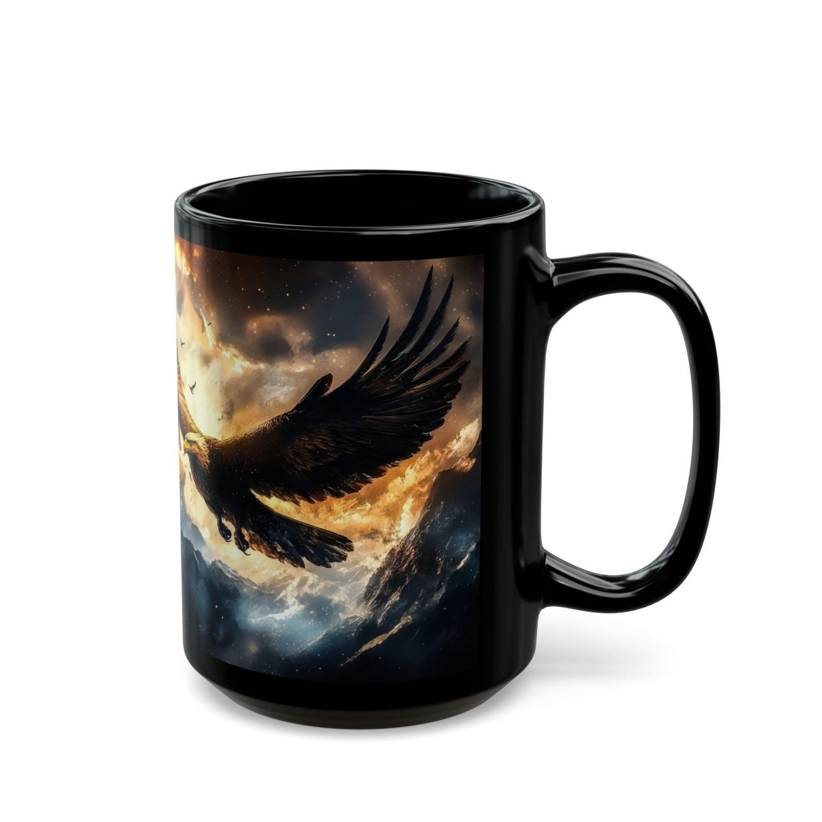 🦅 Eagle Spirit – Sky Guardian Mug 🌄 - Elegant Deer