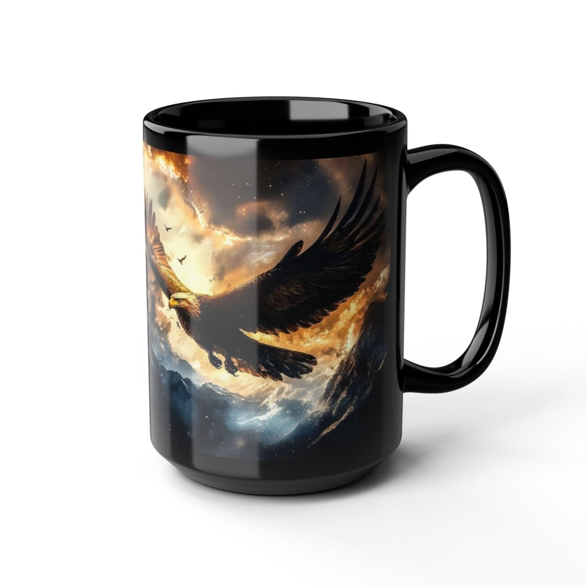 🦅 Eagle Spirit – Sky Guardian Mug 🌄 - Elegant Deer