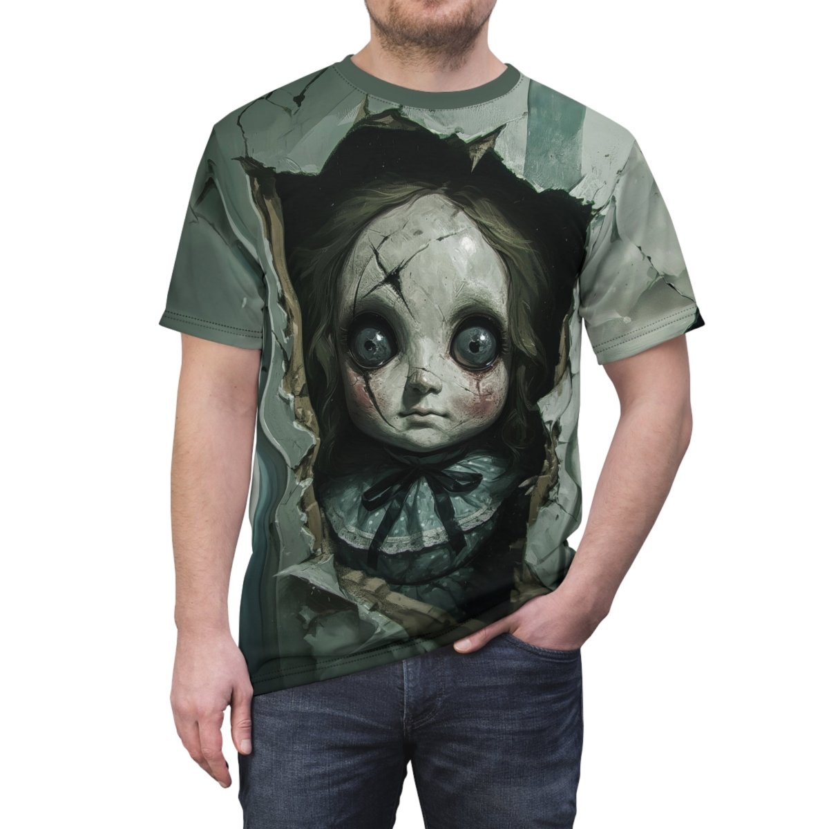 Edge of Mystery T-Shirt (AOP) - Elegant Deer