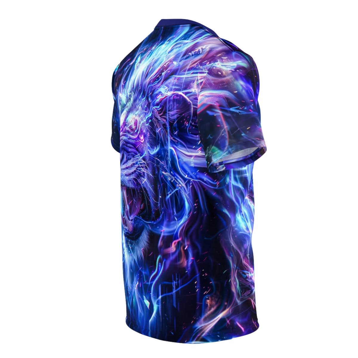 Electric Lion T-Shirt (AOP) - Elegant Deer