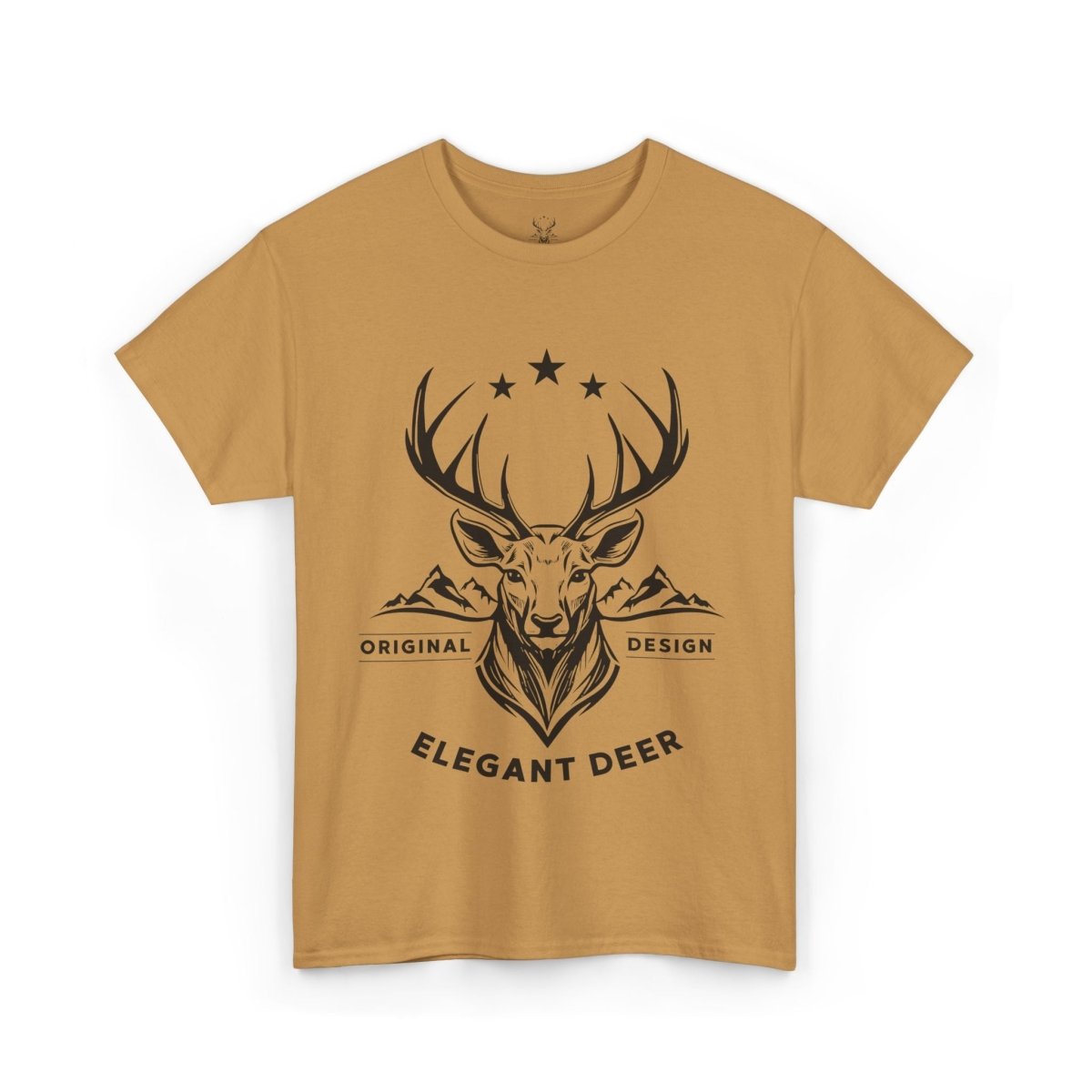 Elegant Deer Unisex Heavy Cotton T-shirt Collection Winter 2024 - Elegant Deer
