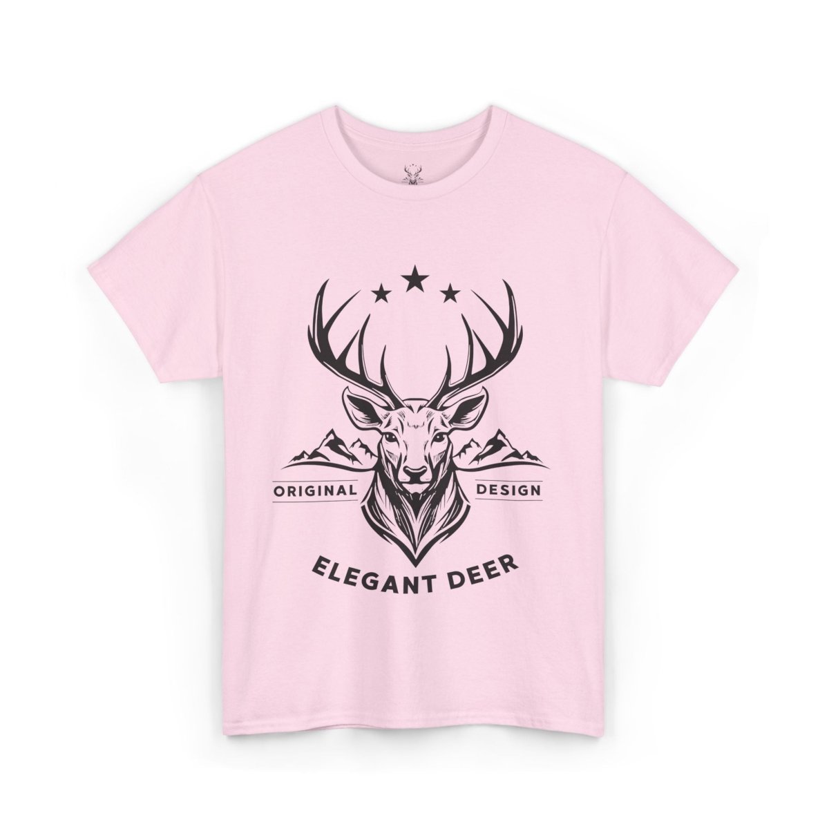 Elegant Deer Unisex Heavy Cotton T-shirt Collection Winter 2024 - Elegant Deer