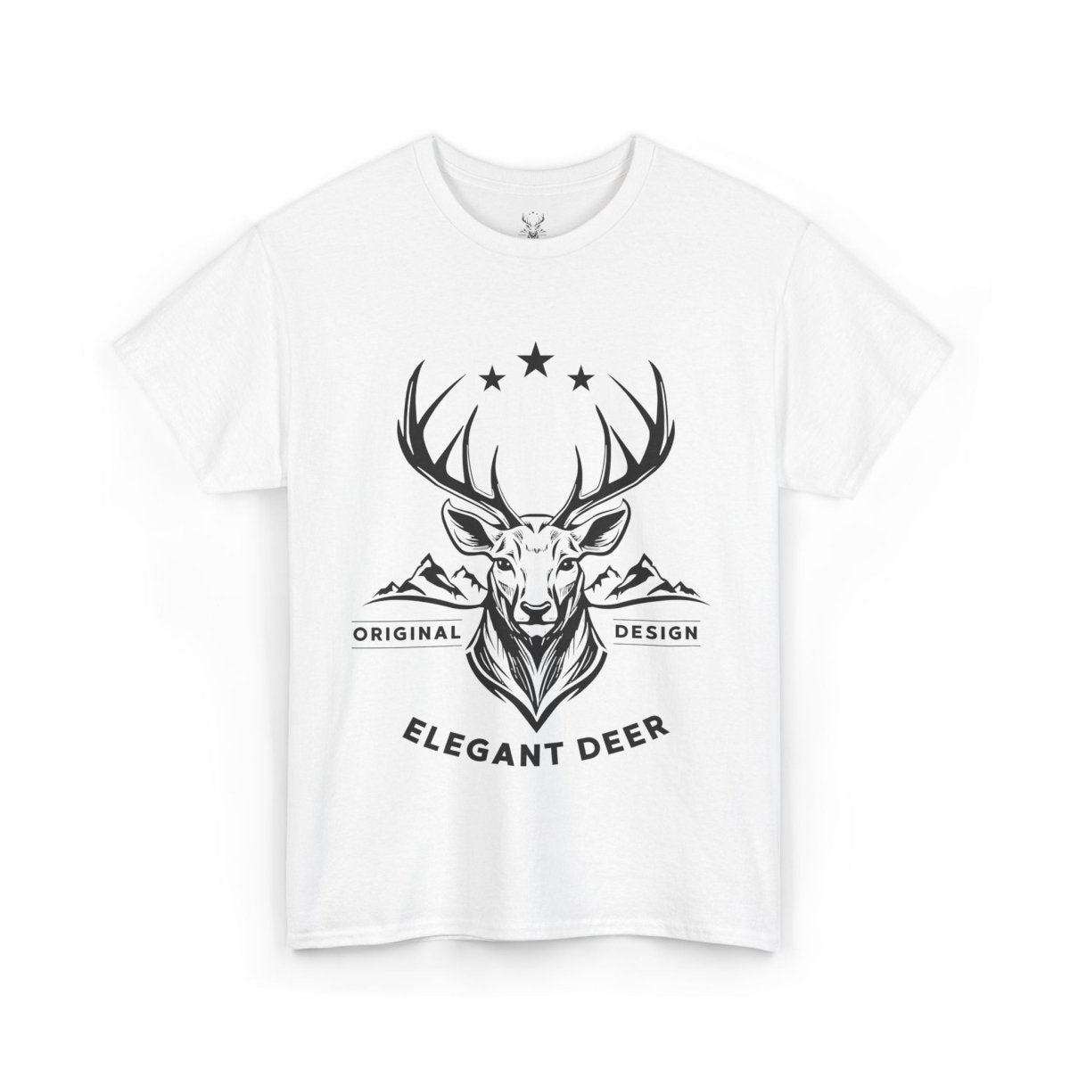 Elegant Deer Unisex Heavy Cotton T-shirt Collection Winter 2024 - Elegant Deer