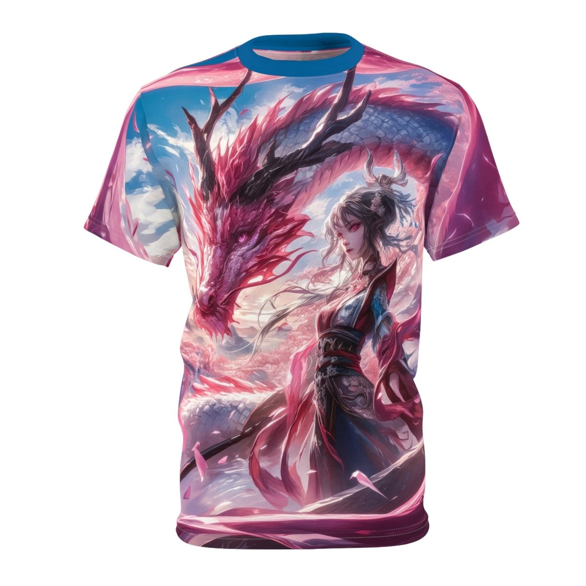 Enchanted Dragon Series T-Shirt (AOP) - Elegant Deer