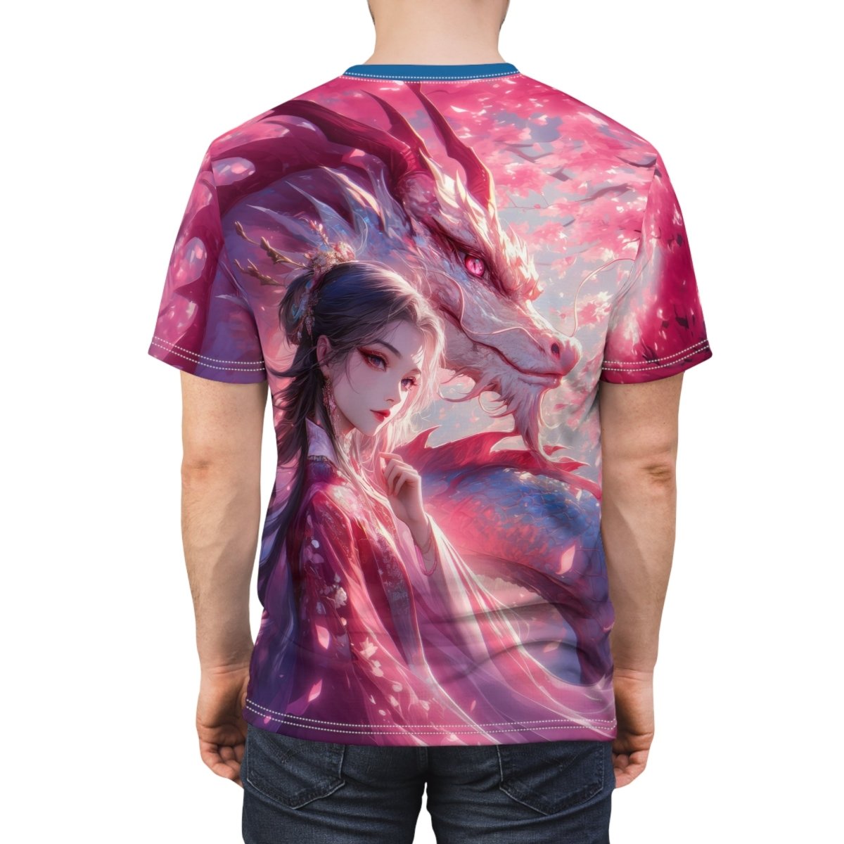 Enchanted Dragon Series T-Shirt (AOP) - Elegant Deer
