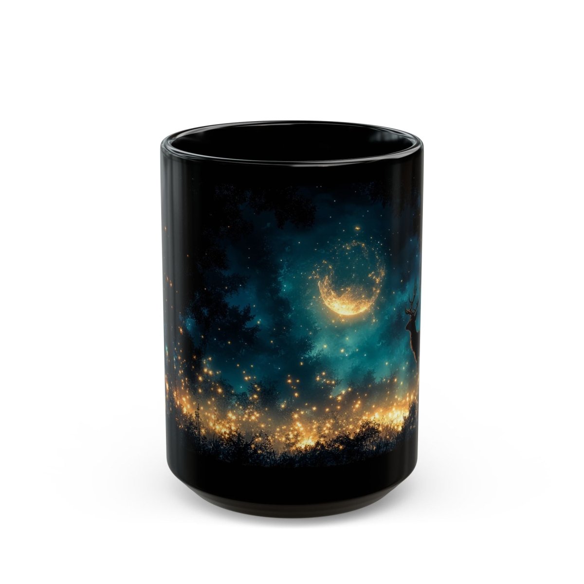 Enchanted Moonlit Forest Mug – A Touch of Magic 15oz - Elegant Deer