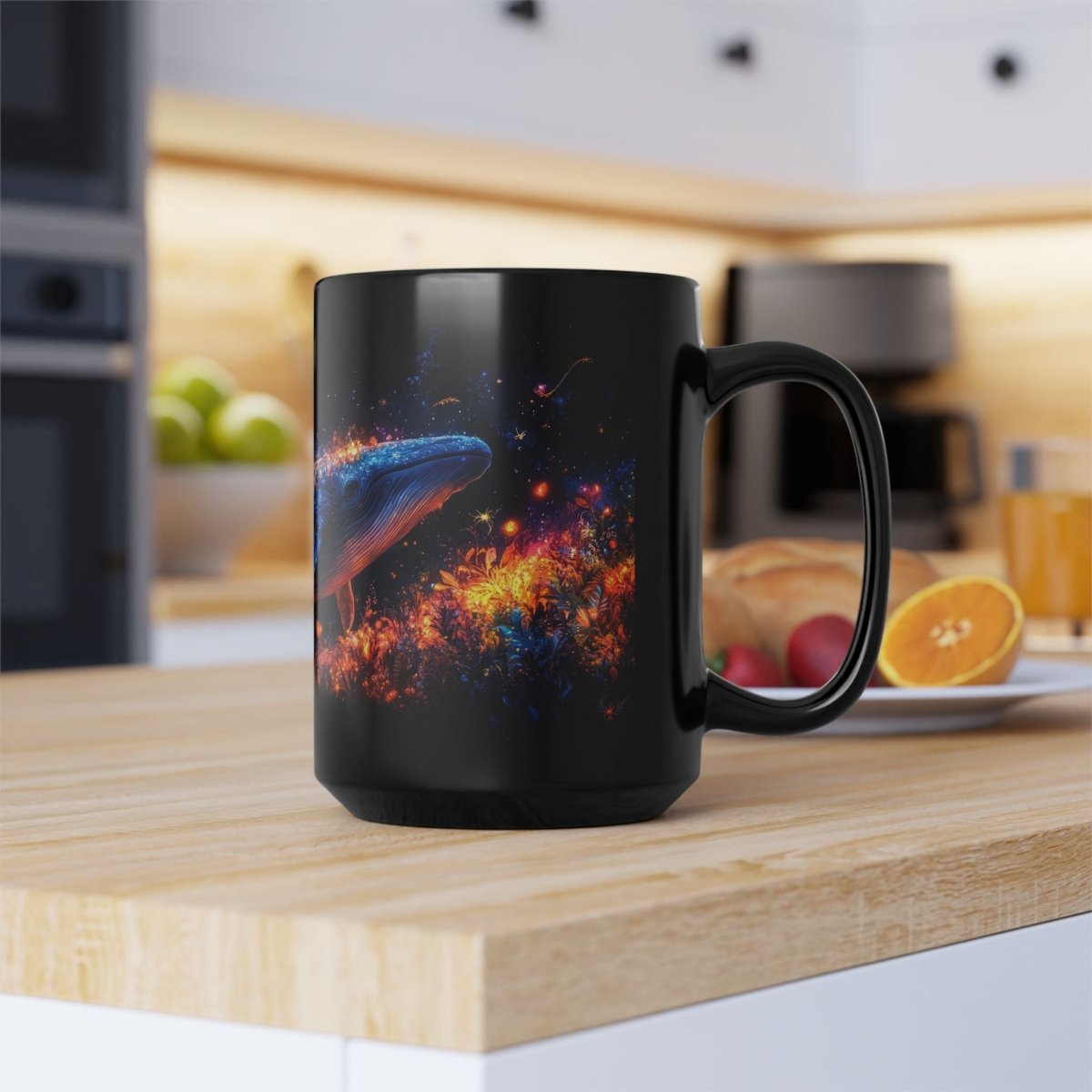 🐋 Enchanted Whale – Ocean Serenity Mug 🌊 - Elegant Deer
