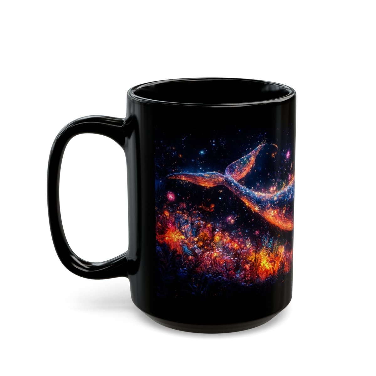 🐋 Enchanted Whale – Ocean Serenity Mug 🌊 - Elegant Deer