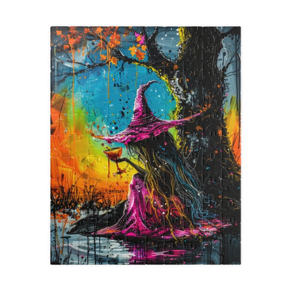๐งโโ๏ธ Enchanted Witch Puzzle โ Spellbound Colors Edition ๐ - Elegant Deer