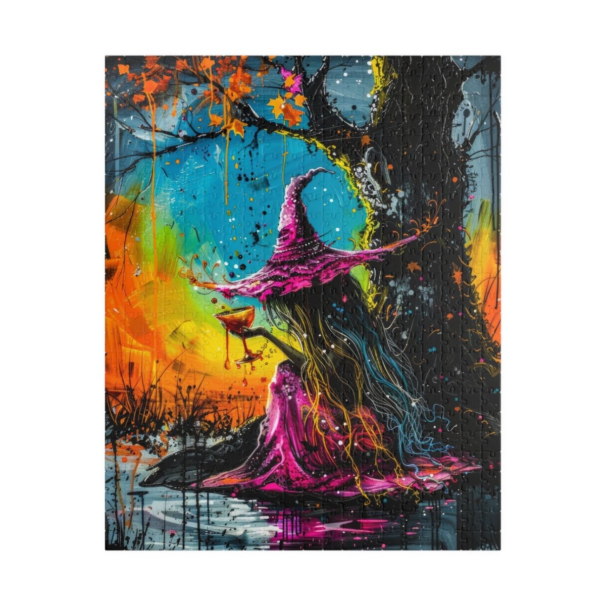 ๐งโโ๏ธ Enchanted Witch Puzzle โ Spellbound Colors Edition ๐ - Elegant Deer