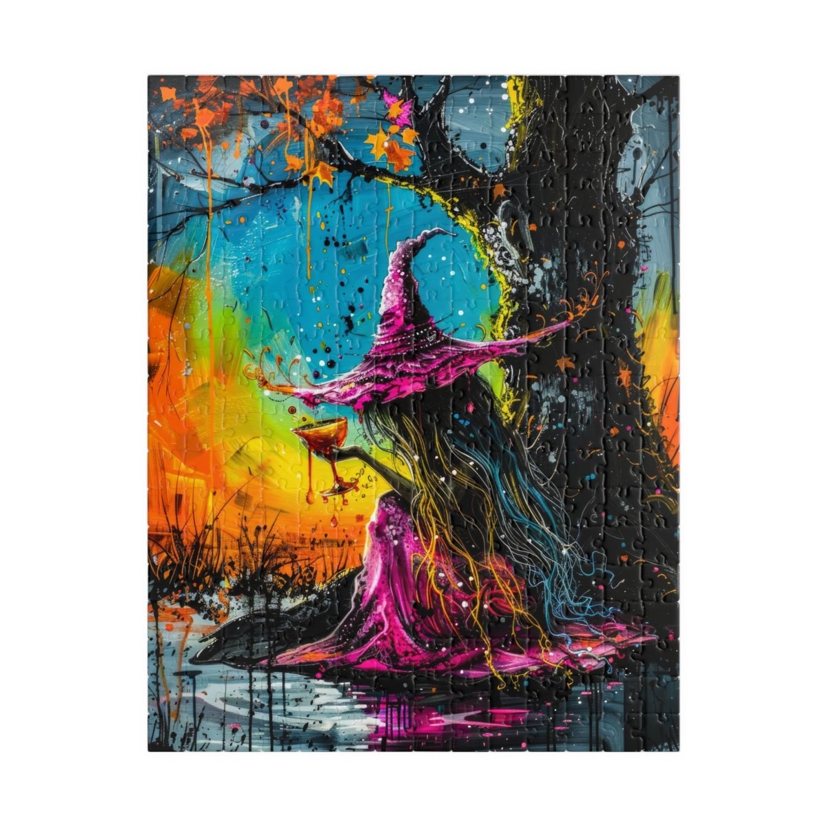 ๐งโโ๏ธ Enchanted Witch Puzzle โ Spellbound Colors Edition ๐ - Elegant Deer