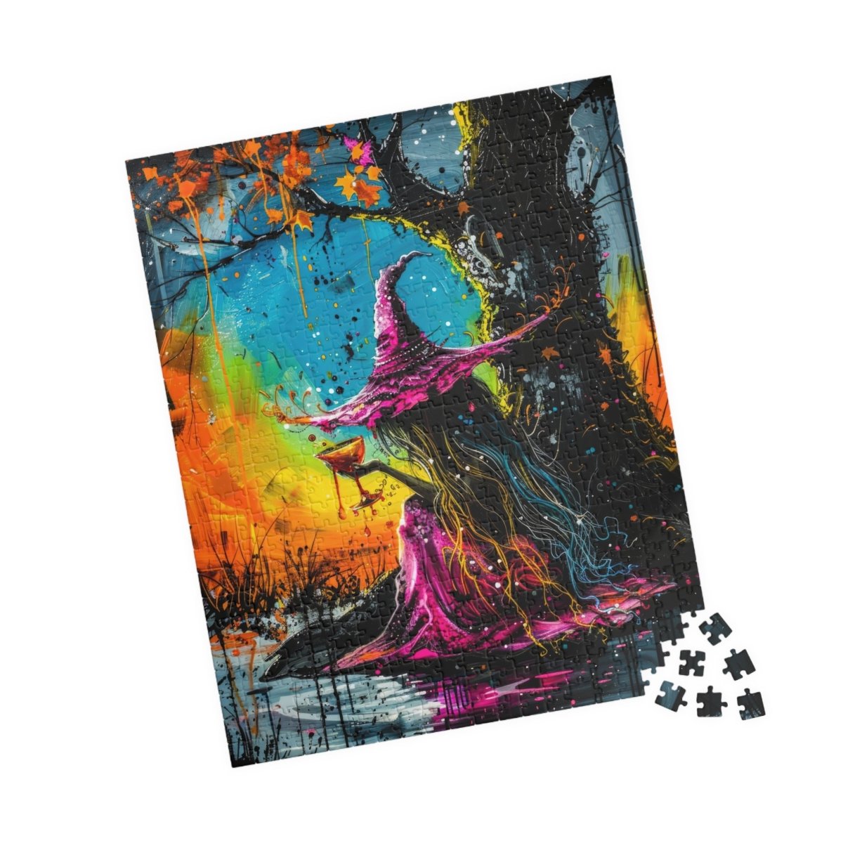 ๐งโโ๏ธ Enchanted Witch Puzzle โ Spellbound Colors Edition ๐ - Elegant Deer