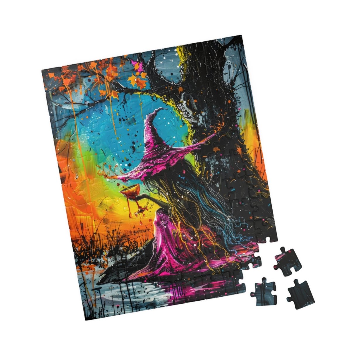 ๐งโโ๏ธ Enchanted Witch Puzzle โ Spellbound Colors Edition ๐ - Elegant Deer