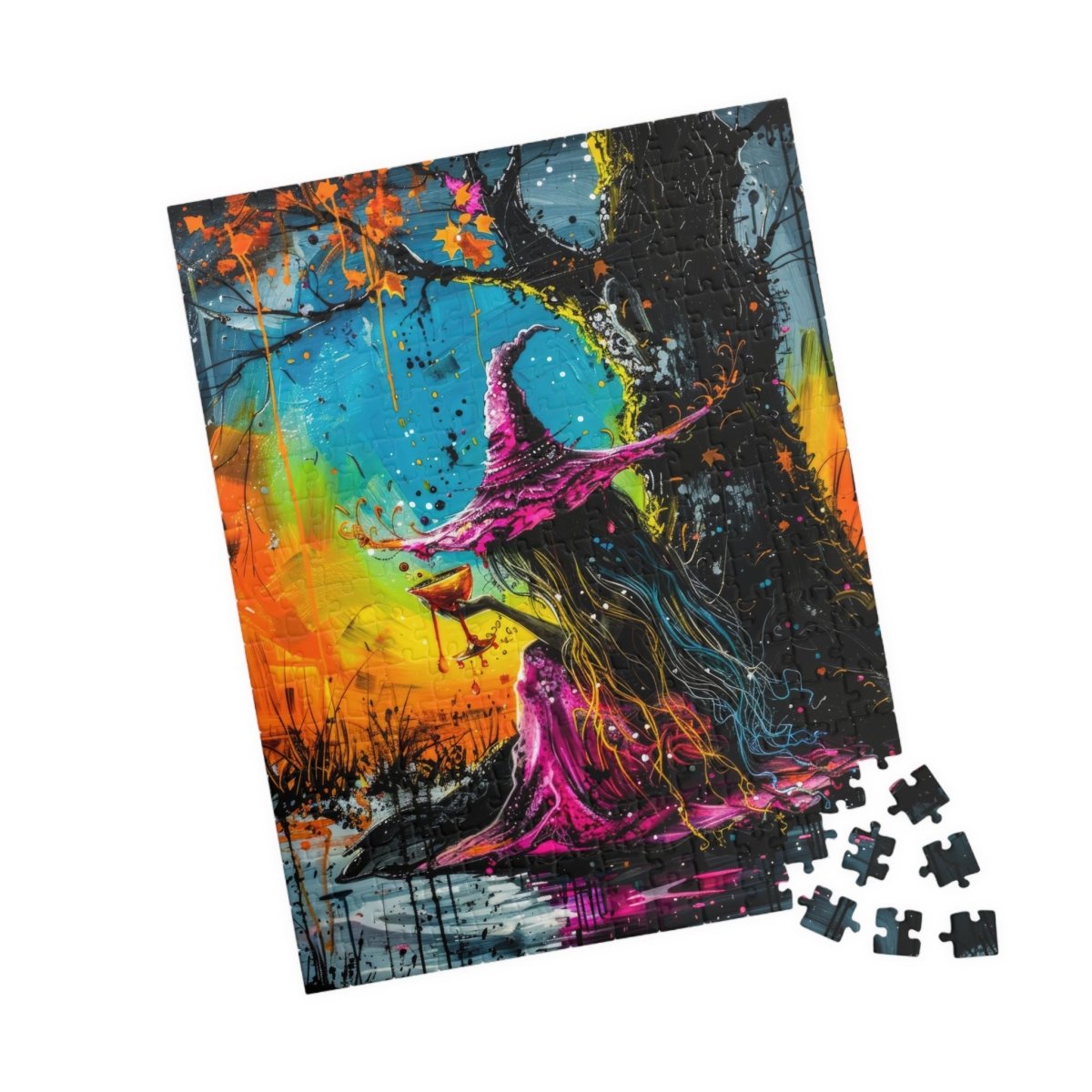 ๐งโโ๏ธ Enchanted Witch Puzzle โ Spellbound Colors Edition ๐ - Elegant Deer