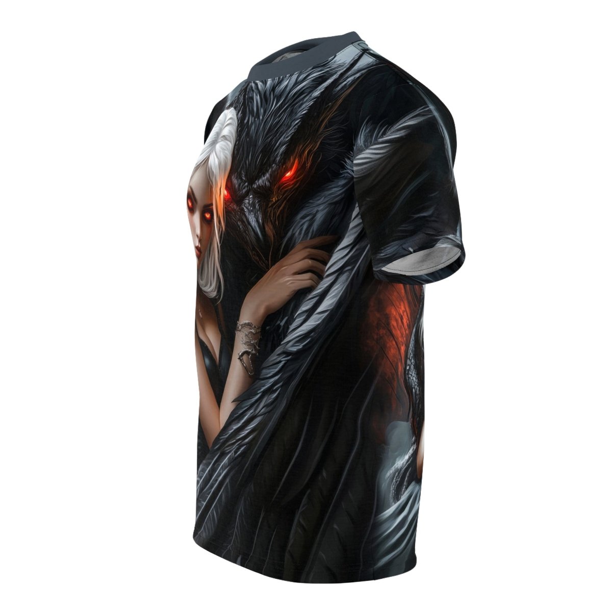 Ethereal Darkness - Dual - Sided AOP T-Shirt - Elegant Deer
