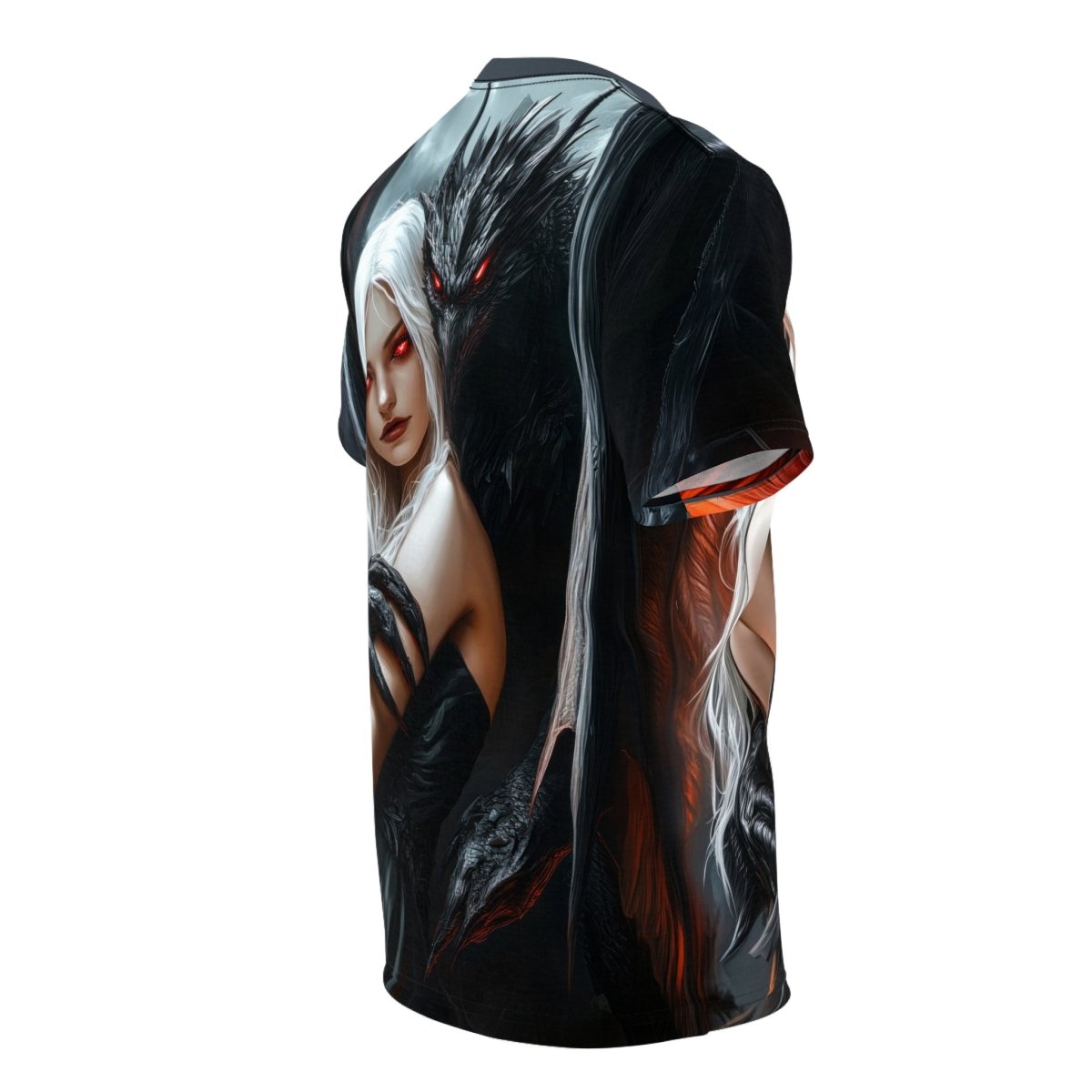 Ethereal Darkness - Dual - Sided AOP T-Shirt - Elegant Deer