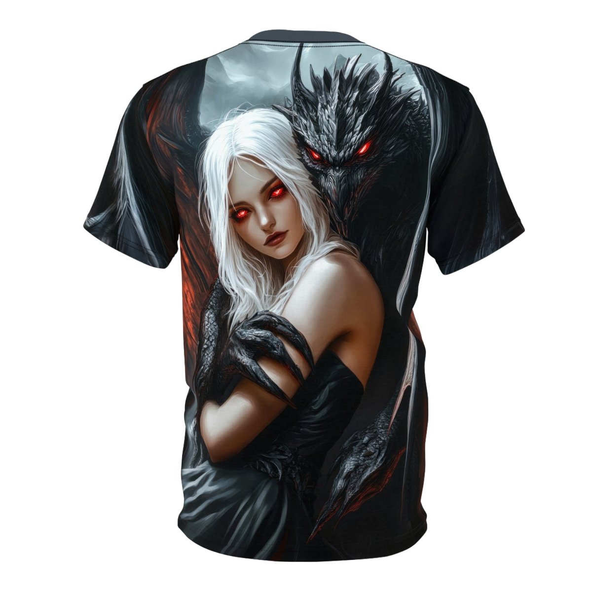 Ethereal Darkness - Dual - Sided AOP T-Shirt - Elegant Deer