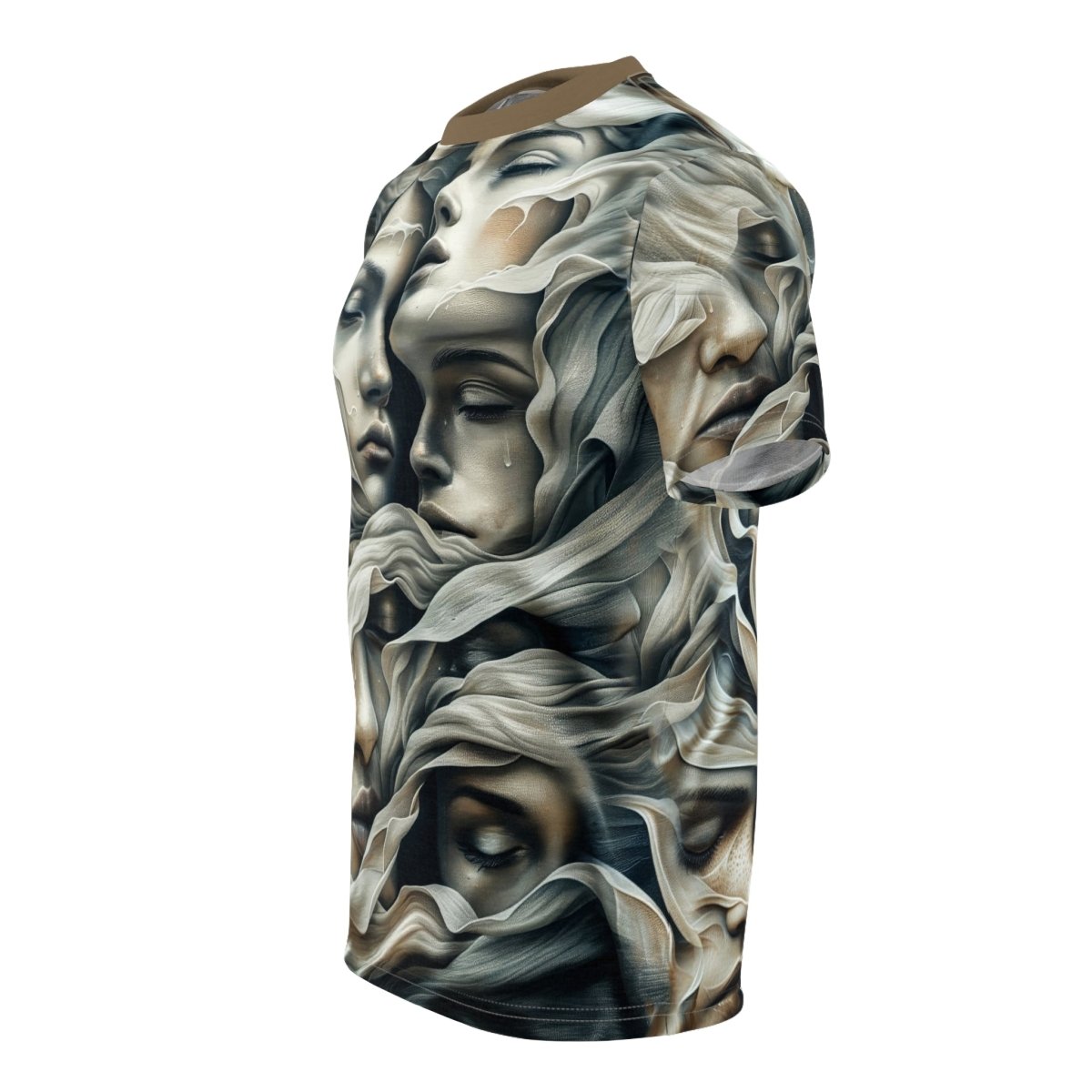 Ethereal Faces T-Shirt (AOP) - Elegant Deer