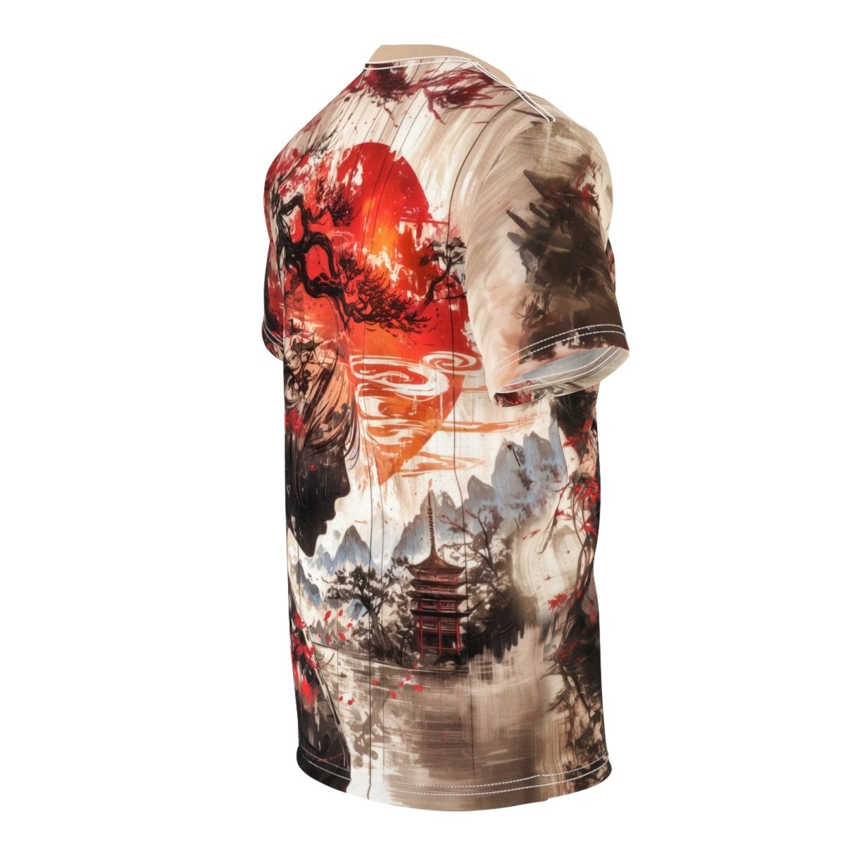 Ethereal Harmony T-Shirt (AOP) - Elegant Deer