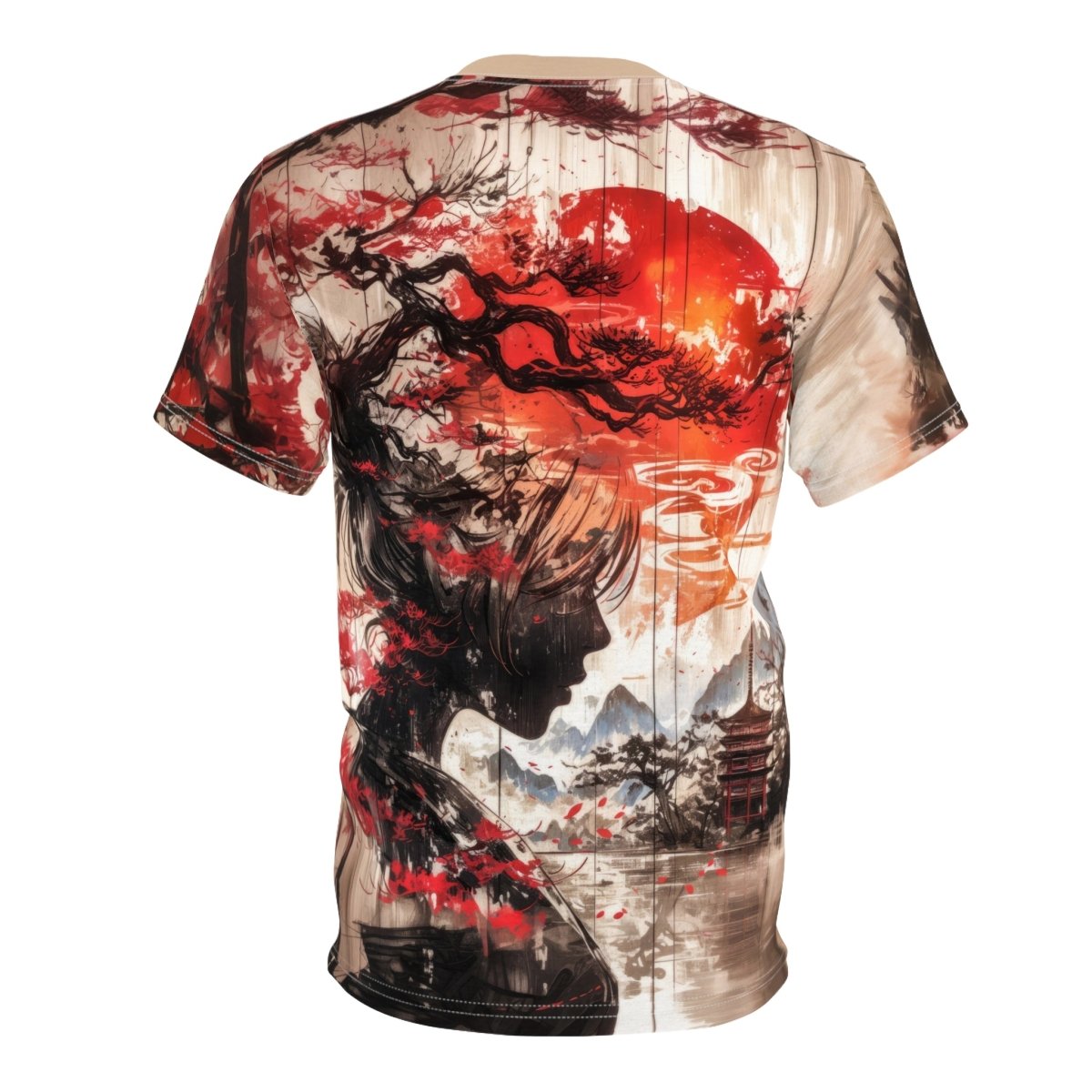 Ethereal Harmony T-Shirt (AOP) - Elegant Deer