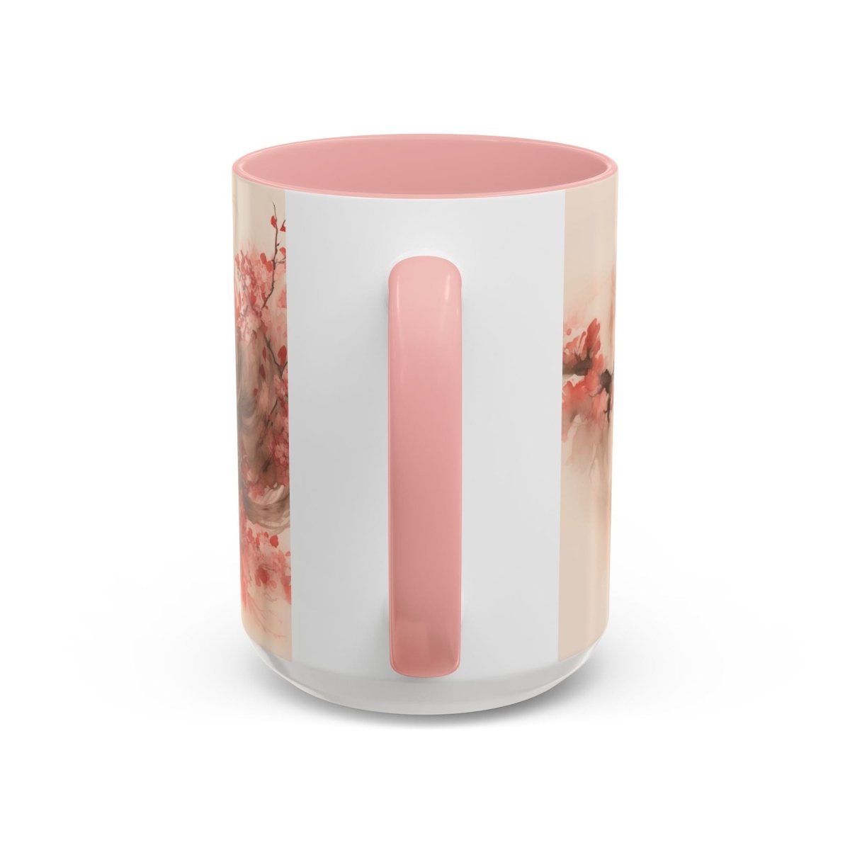 Exquisite Blossom Beauty Coffee Mug, 15oz - Elegant Deer