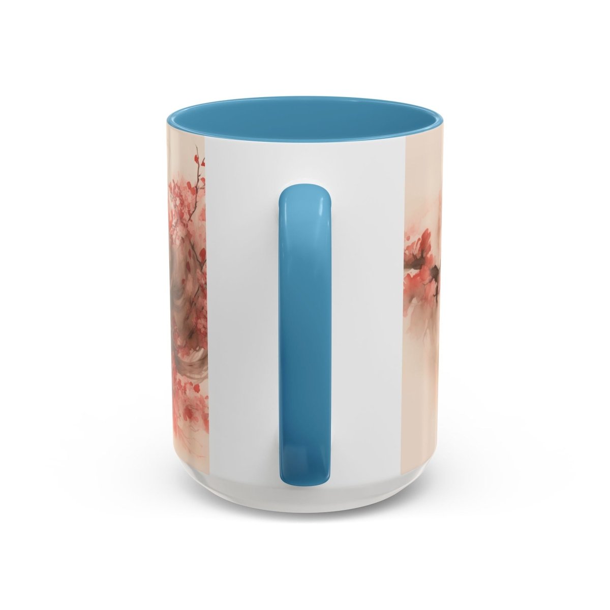 Exquisite Blossom Beauty Coffee Mug, 15oz - Elegant Deer