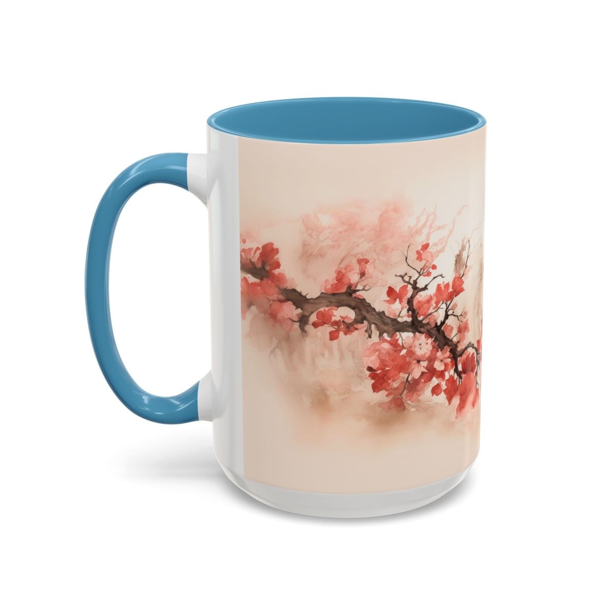 Exquisite Blossom Beauty Coffee Mug, 15oz - Elegant Deer