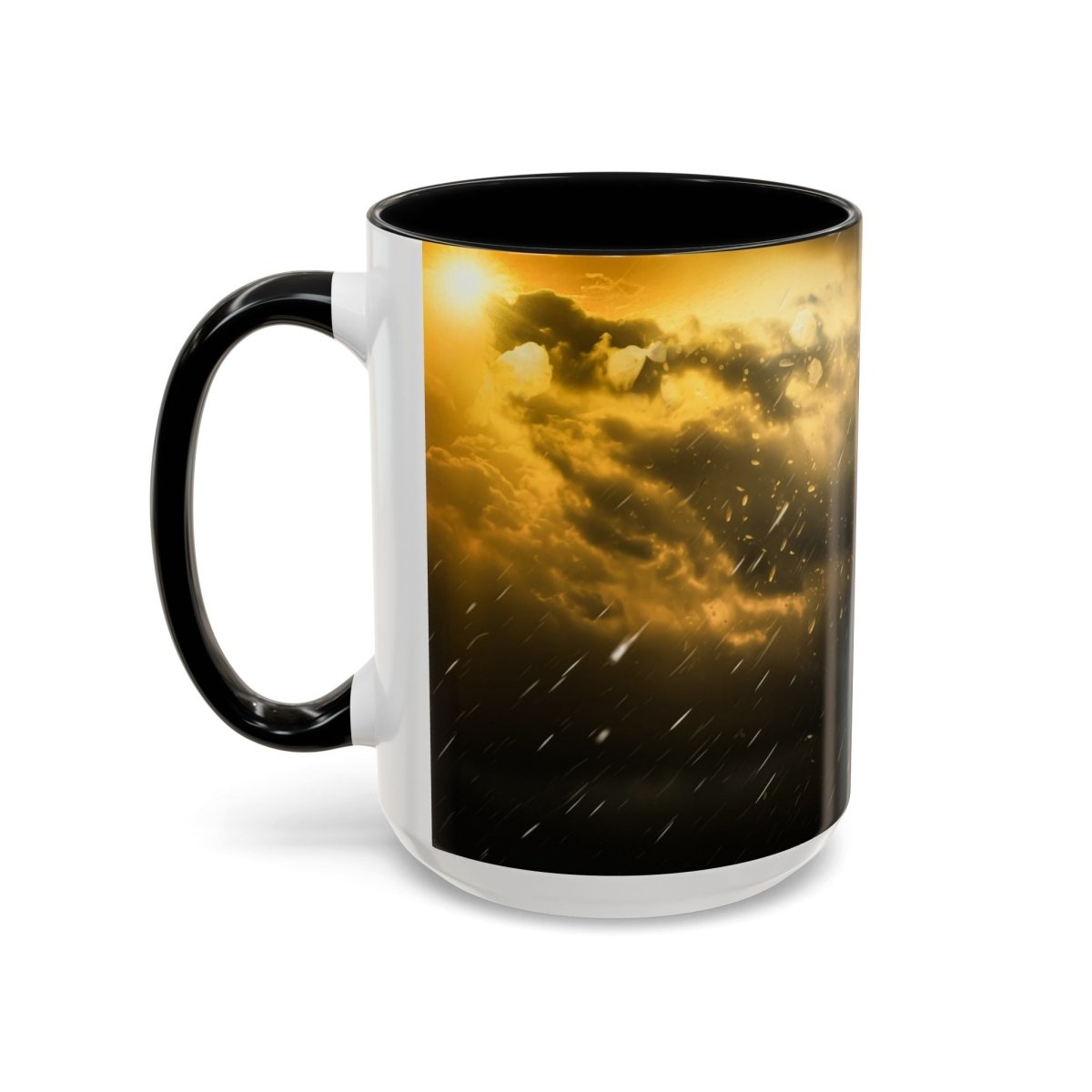 Exquisite Rainy Day Elegance Coffee Mug, 15oz - Elegant Deer