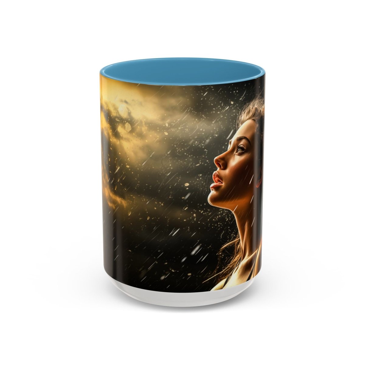 Exquisite Rainy Day Elegance Coffee Mug, 15oz - Elegant Deer