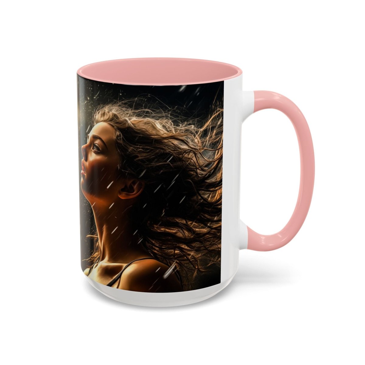 Exquisite Rainy Day Elegance Coffee Mug, 15oz - Elegant Deer