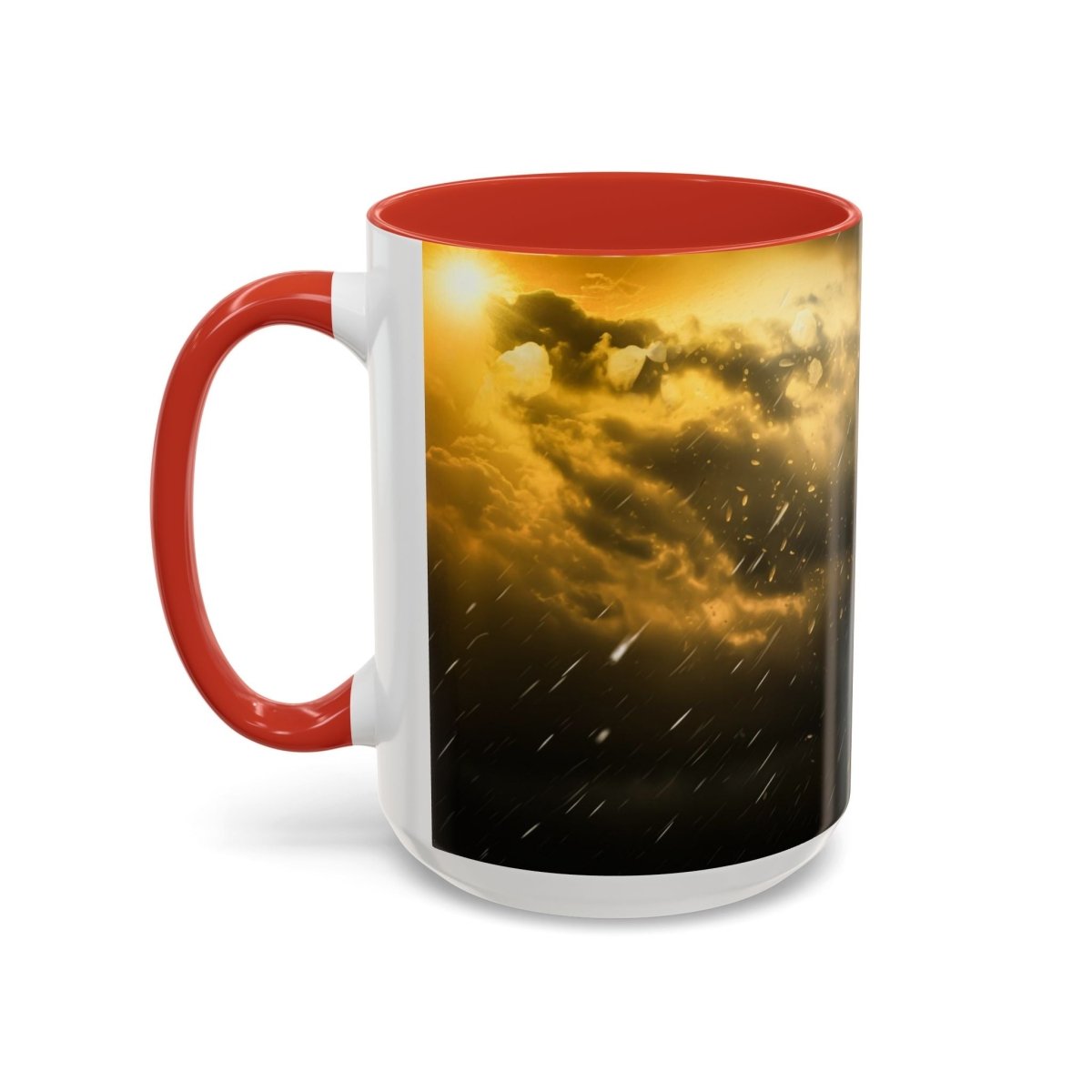 Exquisite Rainy Day Elegance Coffee Mug, 15oz - Elegant Deer