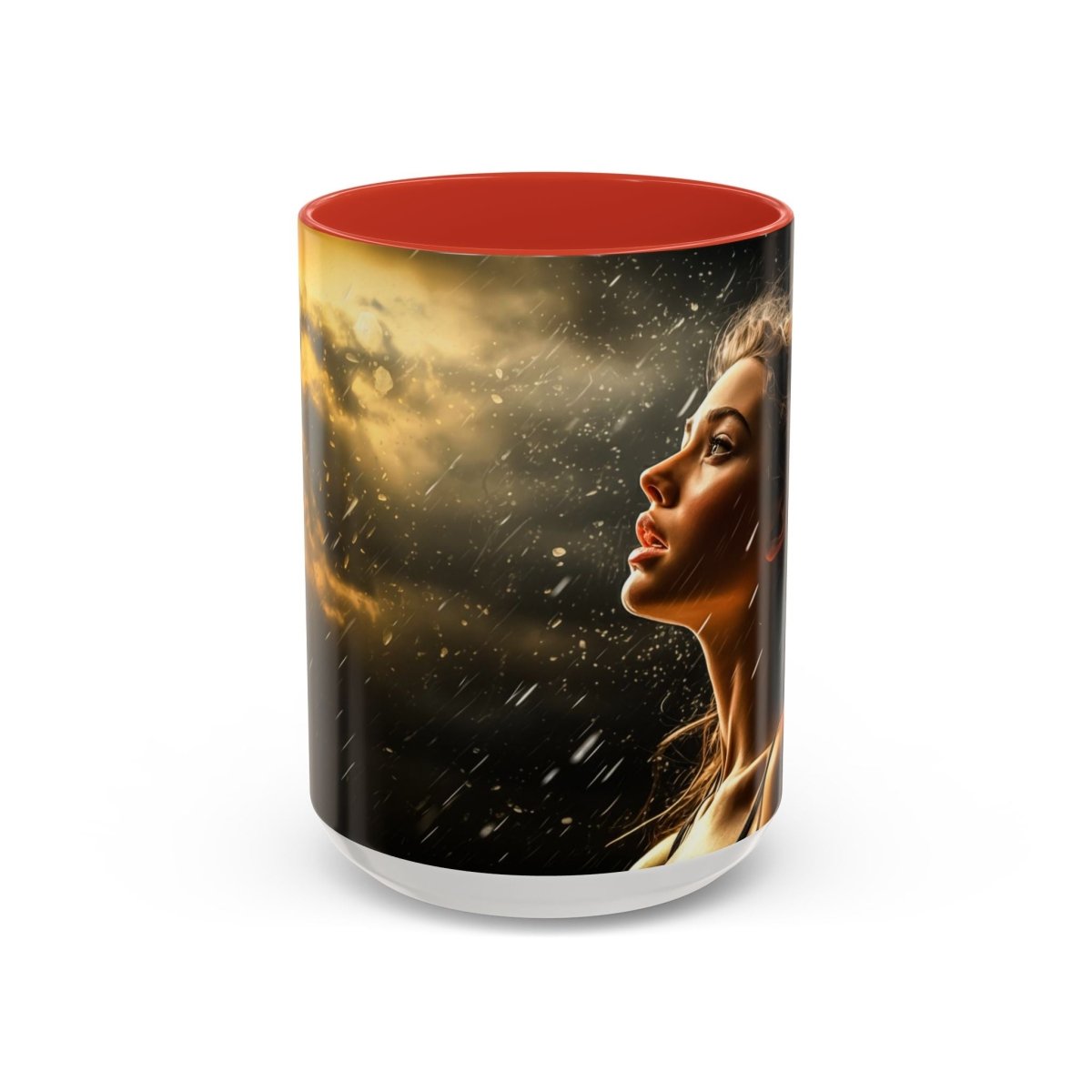 Exquisite Rainy Day Elegance Coffee Mug, 15oz - Elegant Deer