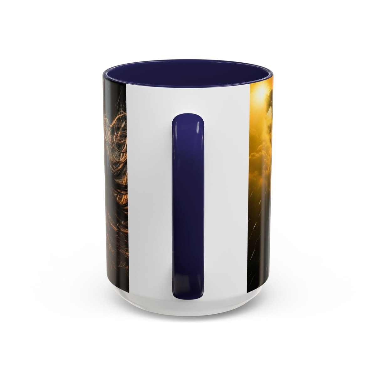 Exquisite Rainy Day Elegance Coffee Mug, 15oz - Elegant Deer