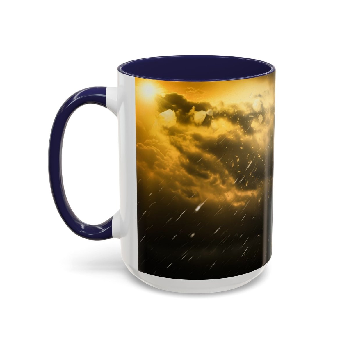 Exquisite Rainy Day Elegance Coffee Mug, 15oz - Elegant Deer