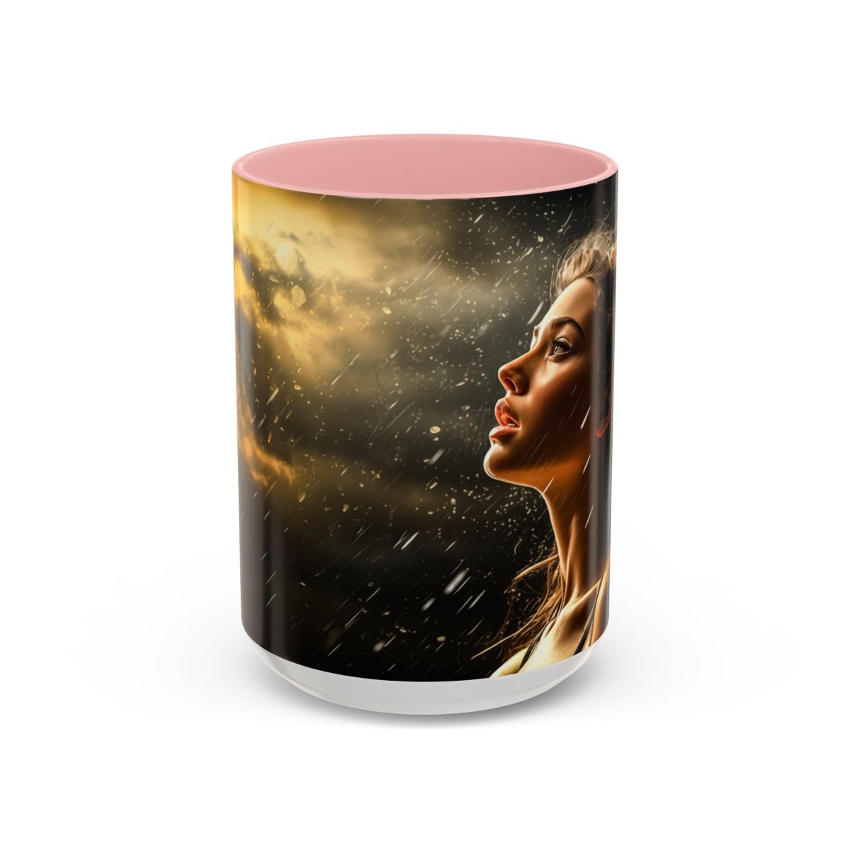 Exquisite Rainy Day Elegance Coffee Mug, 15oz - Elegant Deer