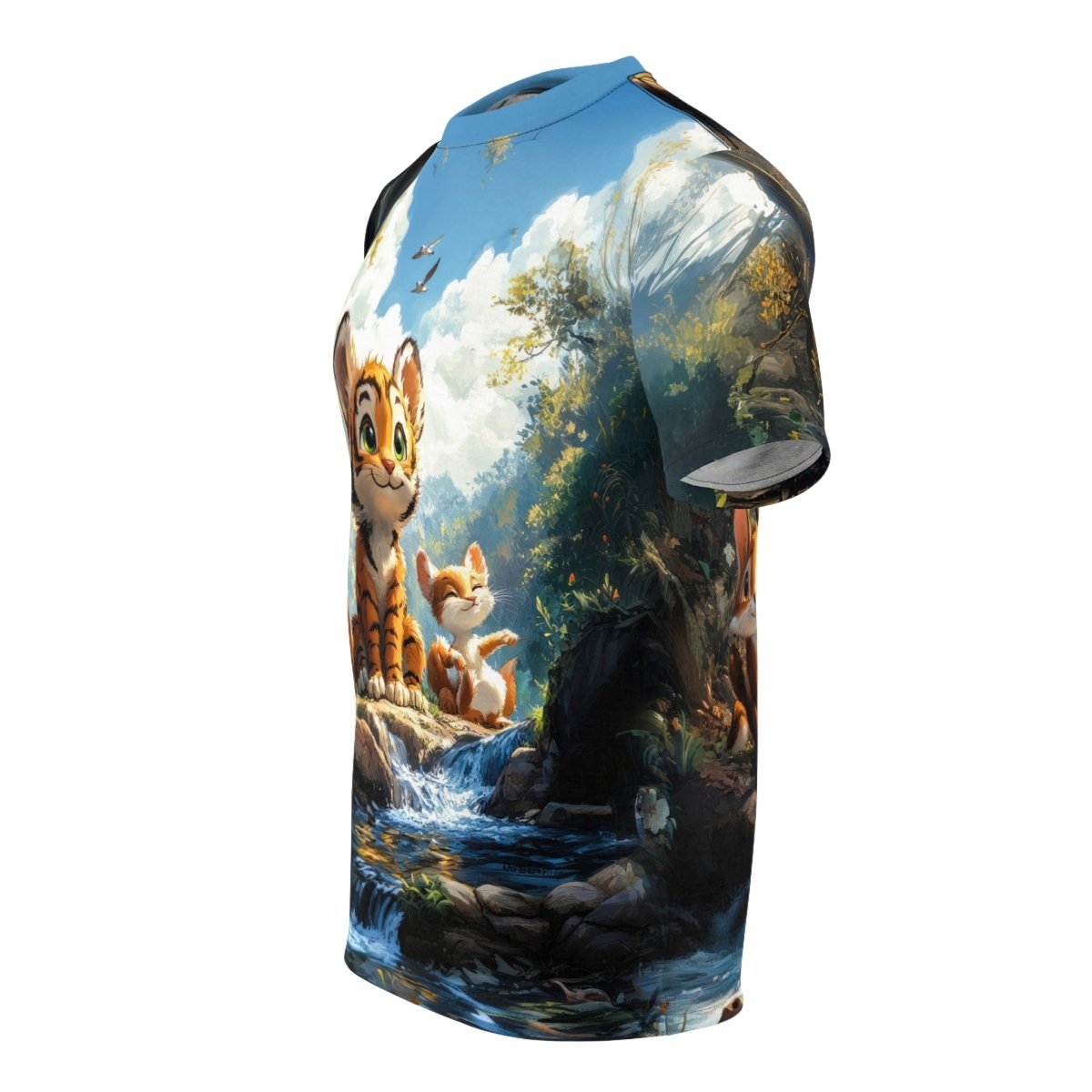Forest Friends - Dual - Sided AOP T-Shirt - Elegant Deer