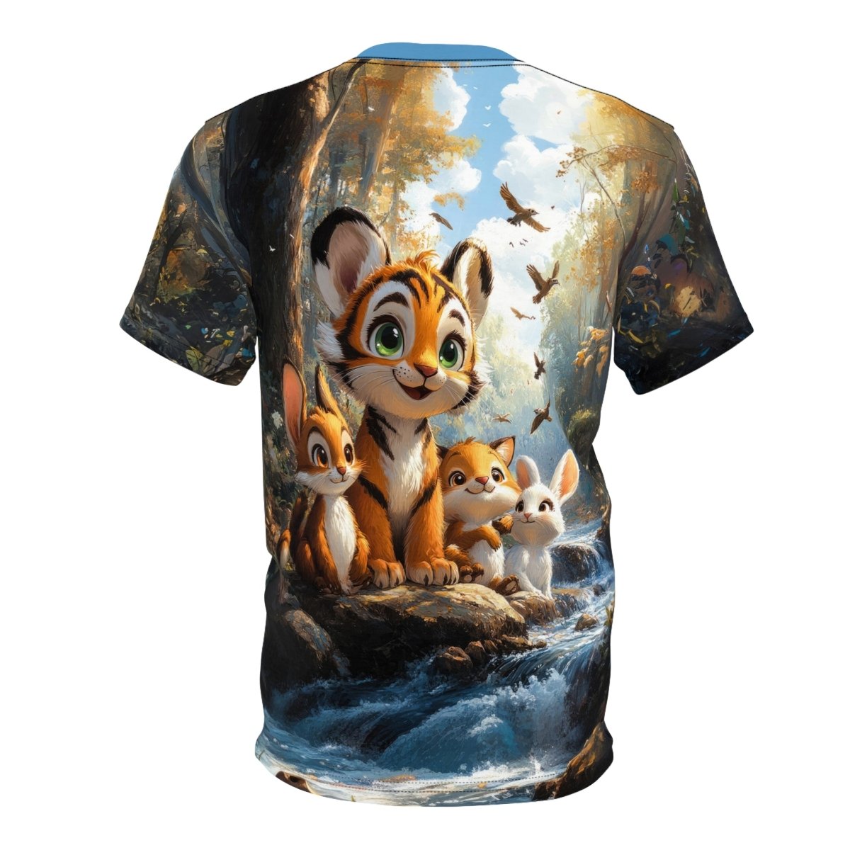 Forest Friends - Dual - Sided AOP T-Shirt - Elegant Deer