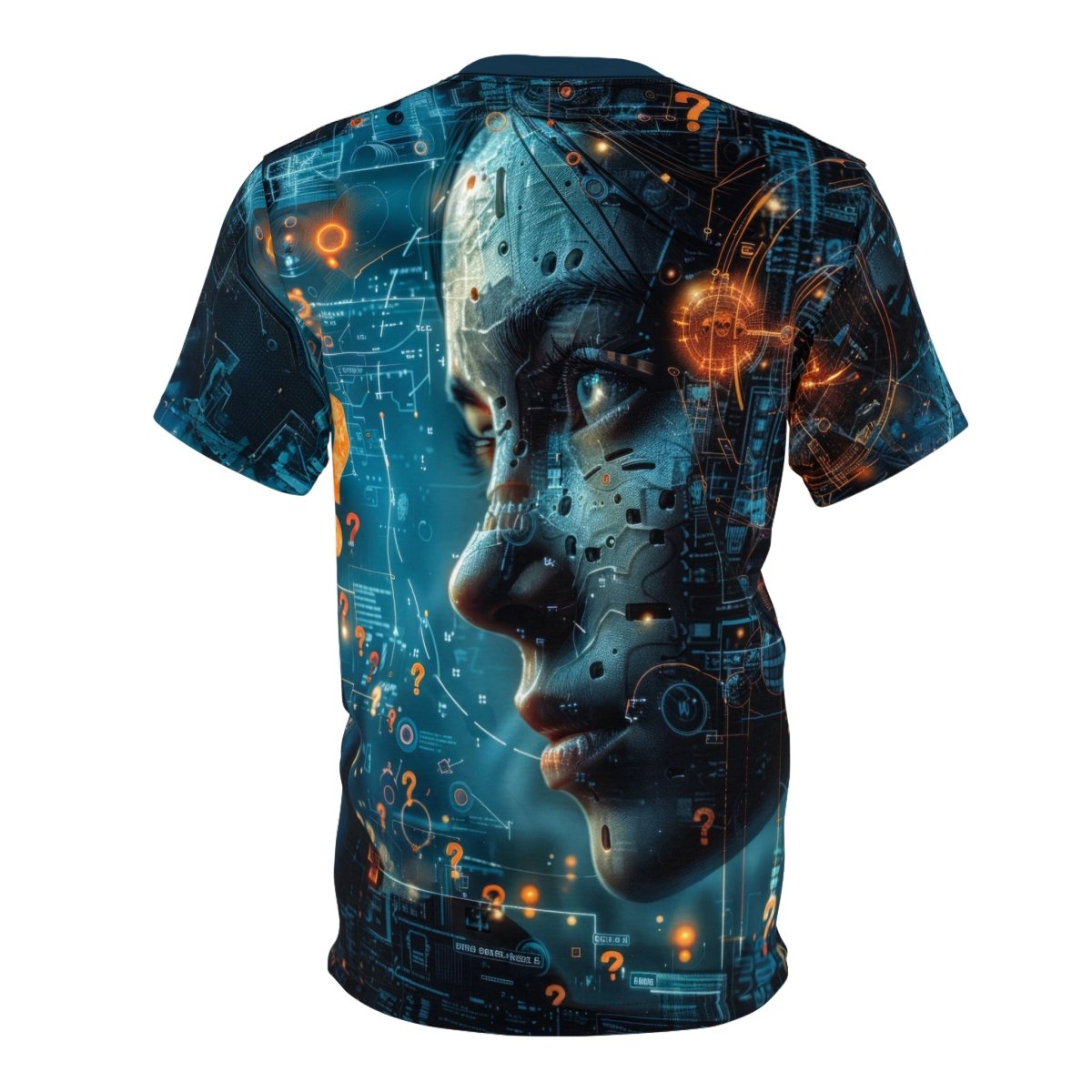Futuristic Mindscape T-Shirt (AOP) - Elegant Deer