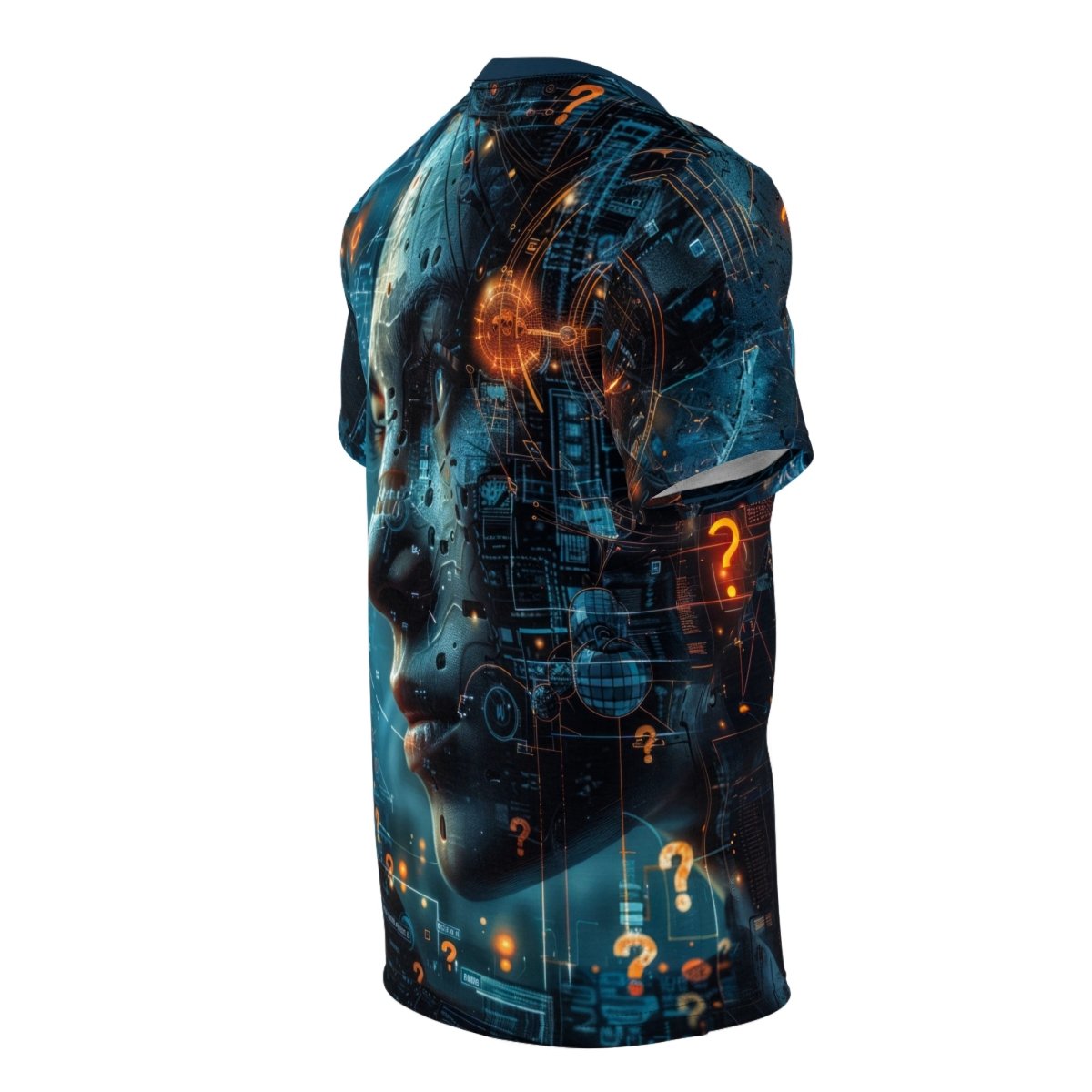 Futuristic Mindscape T-Shirt (AOP) - Elegant Deer