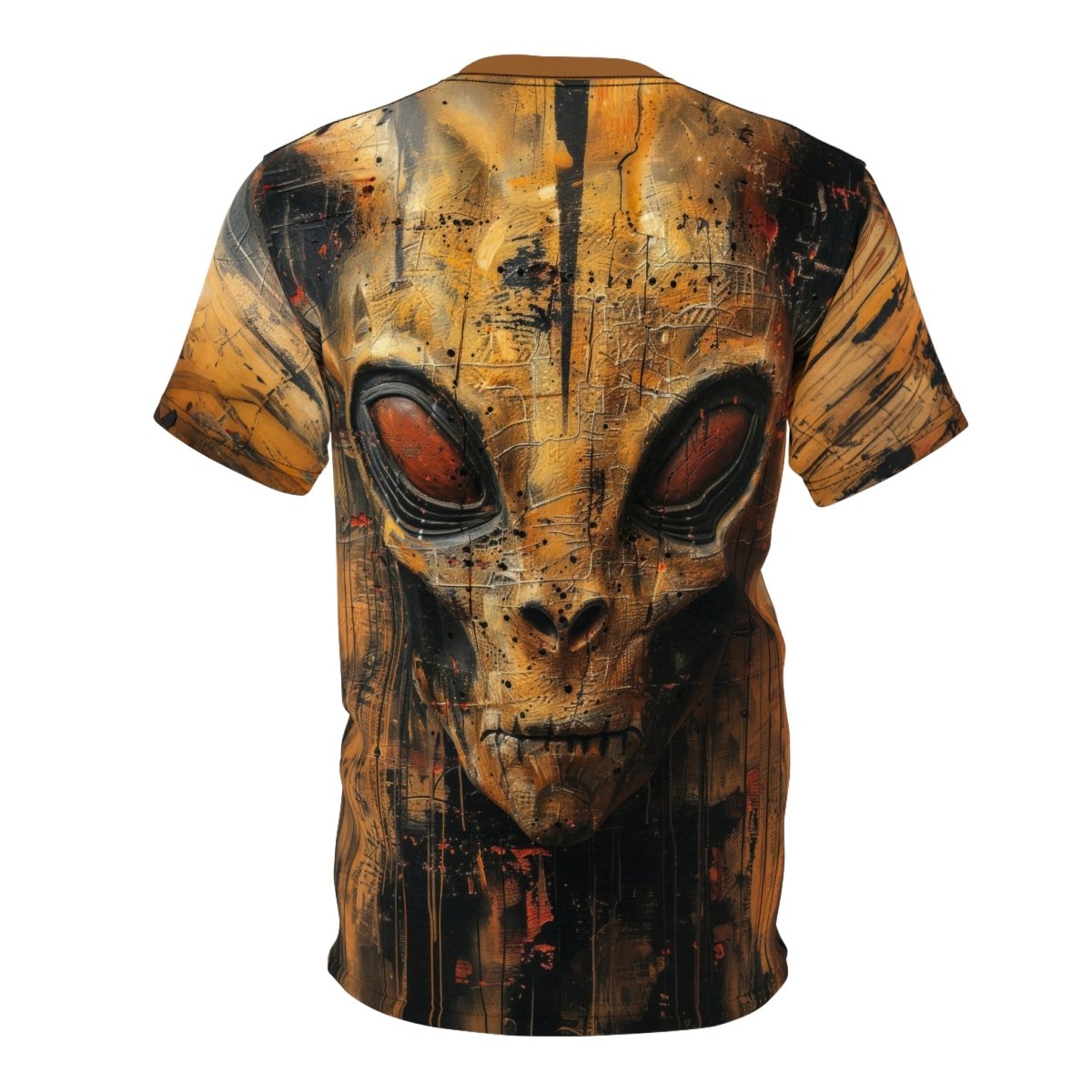 Galactic Enigma: The Alien T-Shirt (AOP) - Elegant Deer