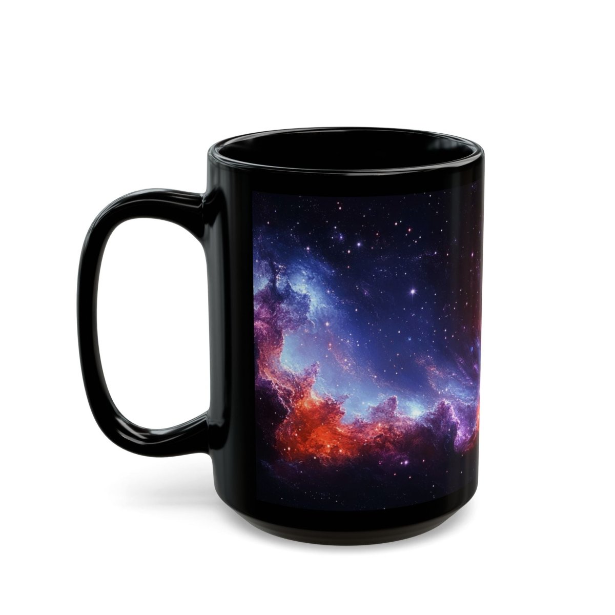 Galactic Spiral Mug – Cosmic Art for Space Enthusiasts 15oz - Elegant Deer